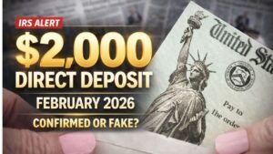 IRS $2,000 Direct Deposit February 2026: What’s Confirmed, What’s Not, and What Families Should Know
