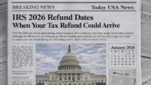 IRS 2026 Tax Refund Schedule: When Your Money Could Hit Your Account