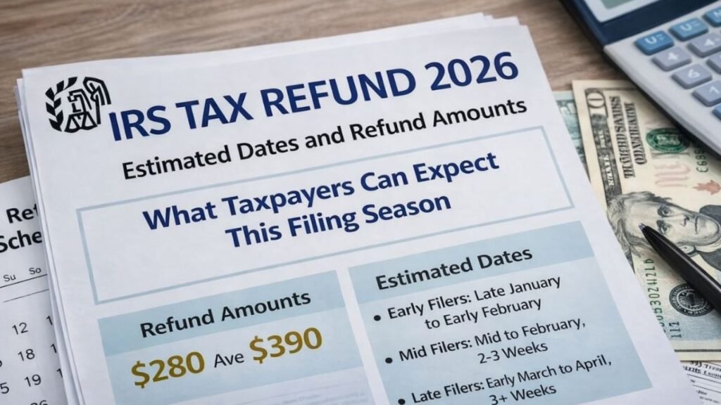 IRS Tax Refund 2026 Schedule and Estimated Refund Dates in the USA ...